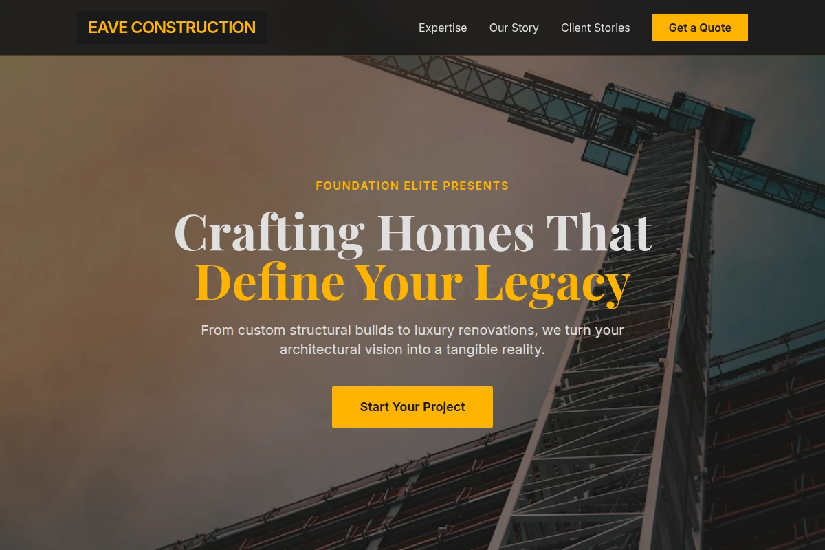 Eave Construction