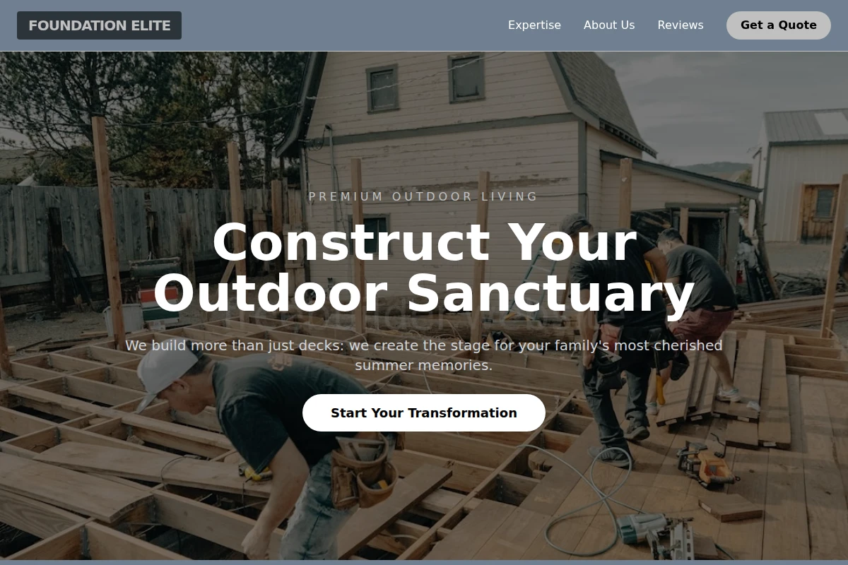Pine Deck Builder