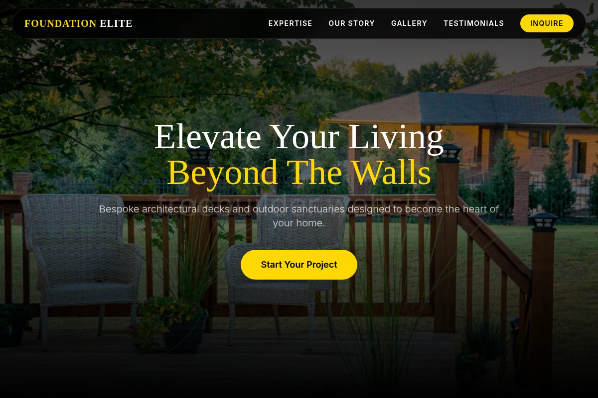 Foundation Deck Builder