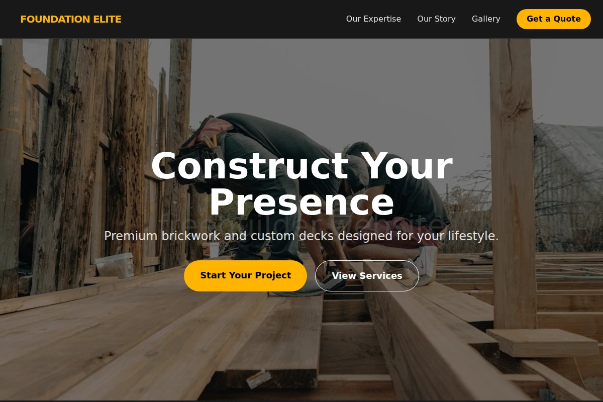 Brick Deck Builder