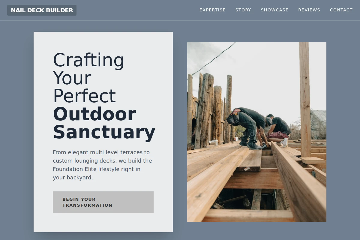 Nail Deck Builder