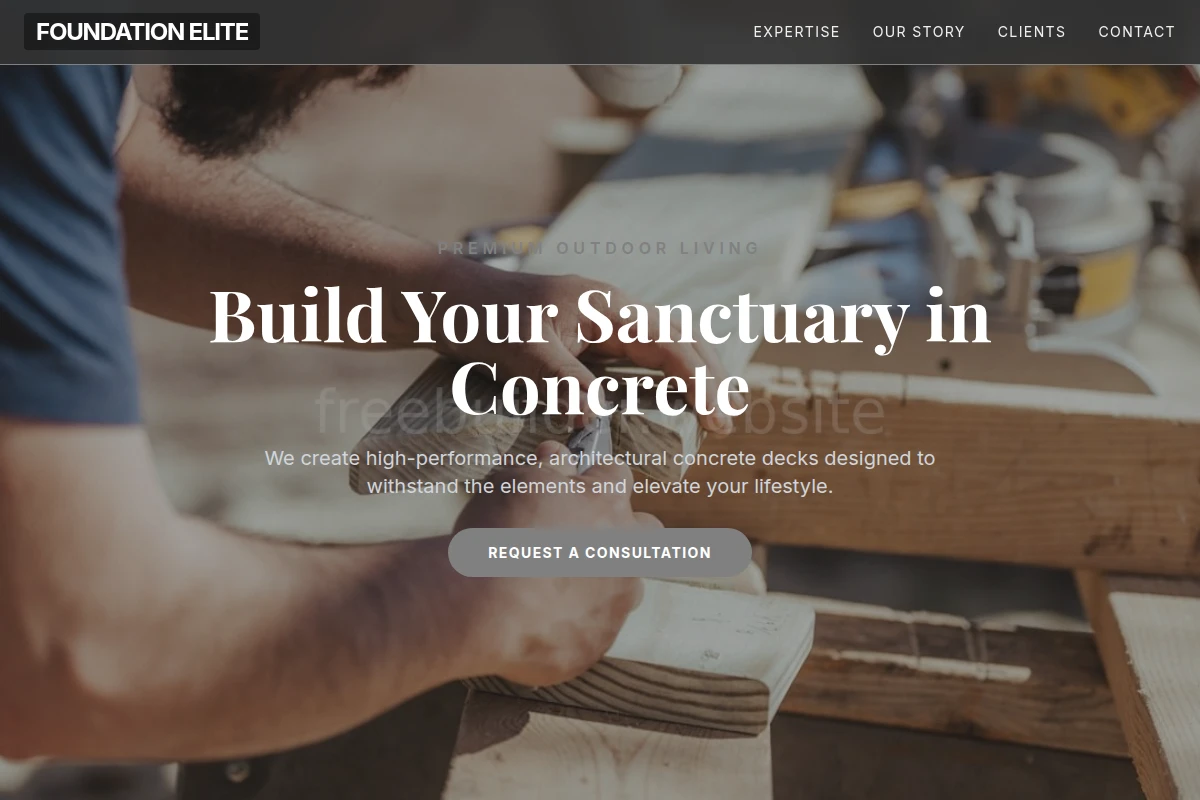 Concrete Deck Builder