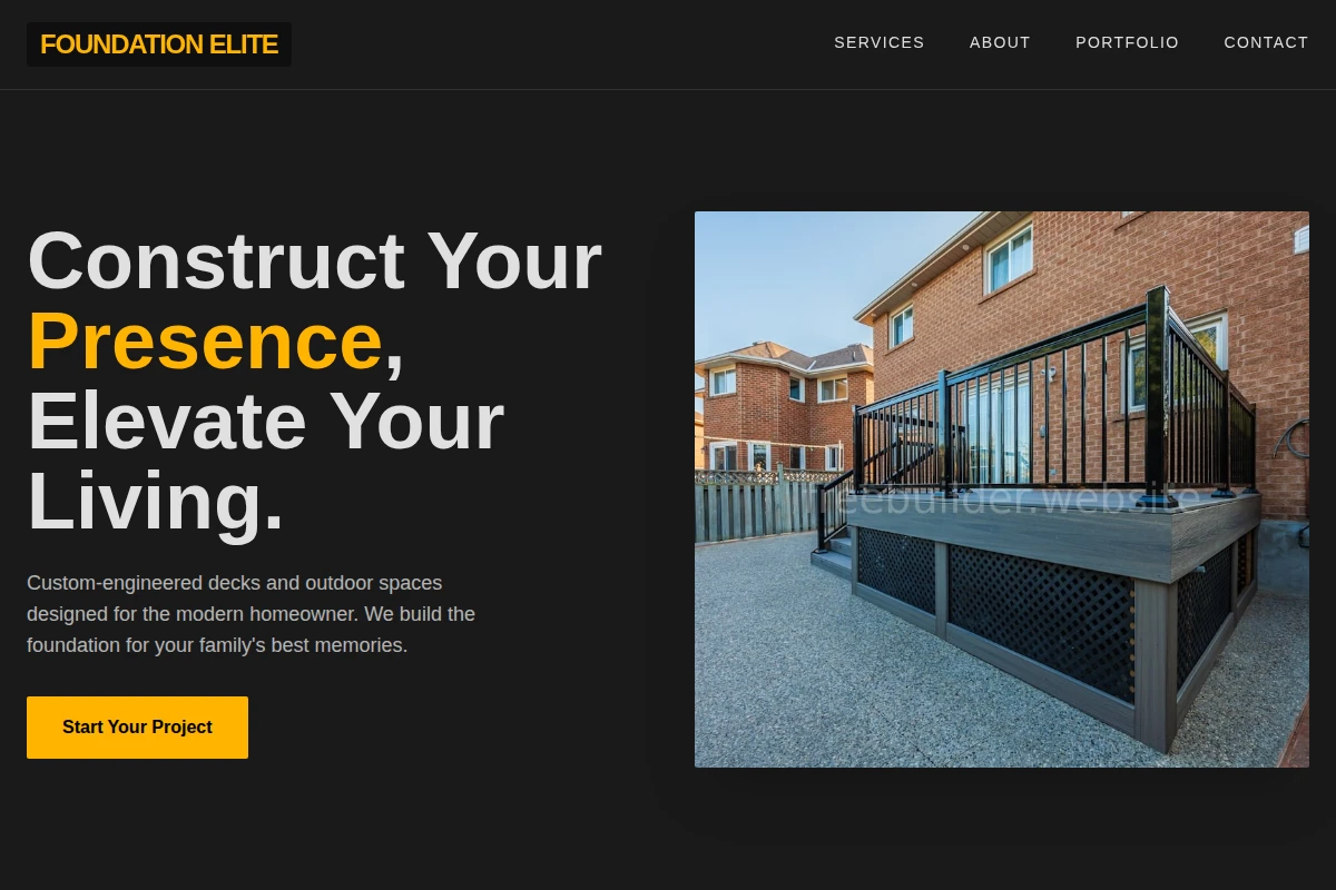 Plumb Deck Builder