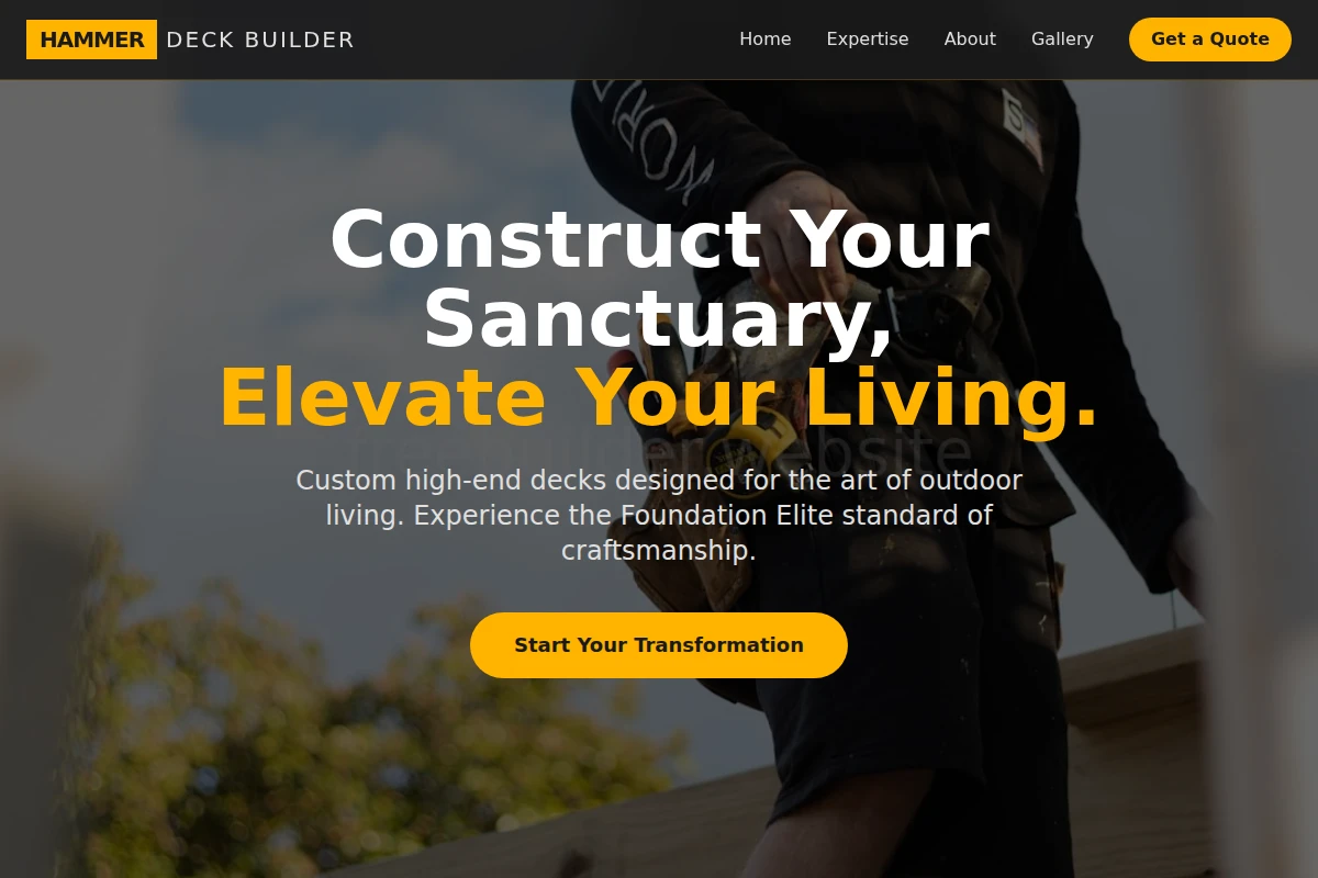Hammer Deck Builder