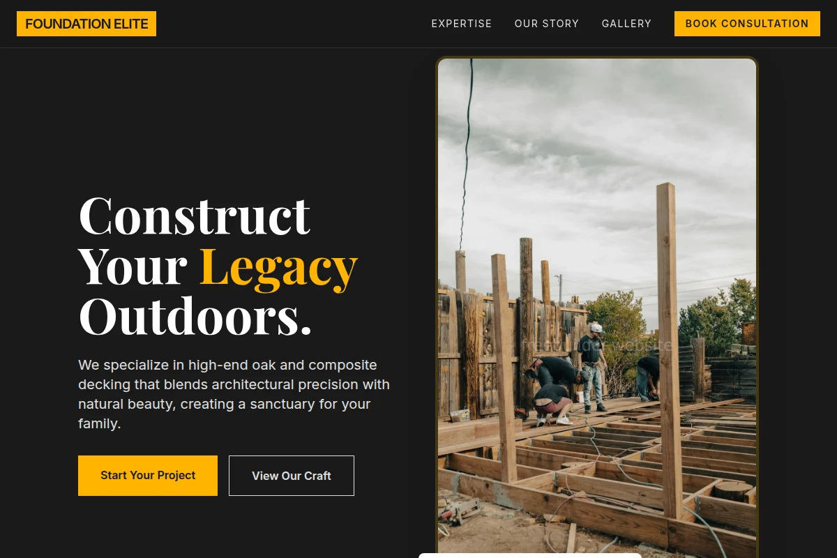 Oak Deck Builder
