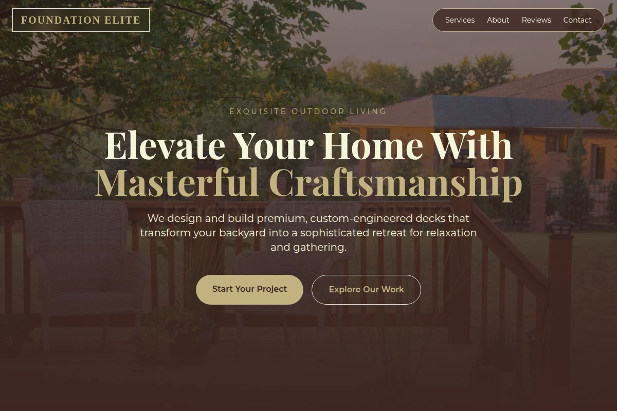 Pine Deck Builder