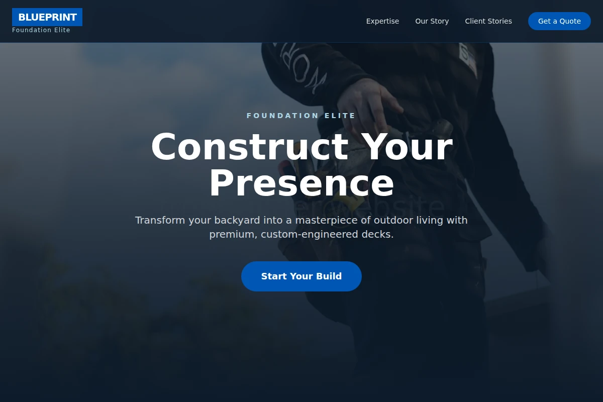 Blueprint Deck Builder