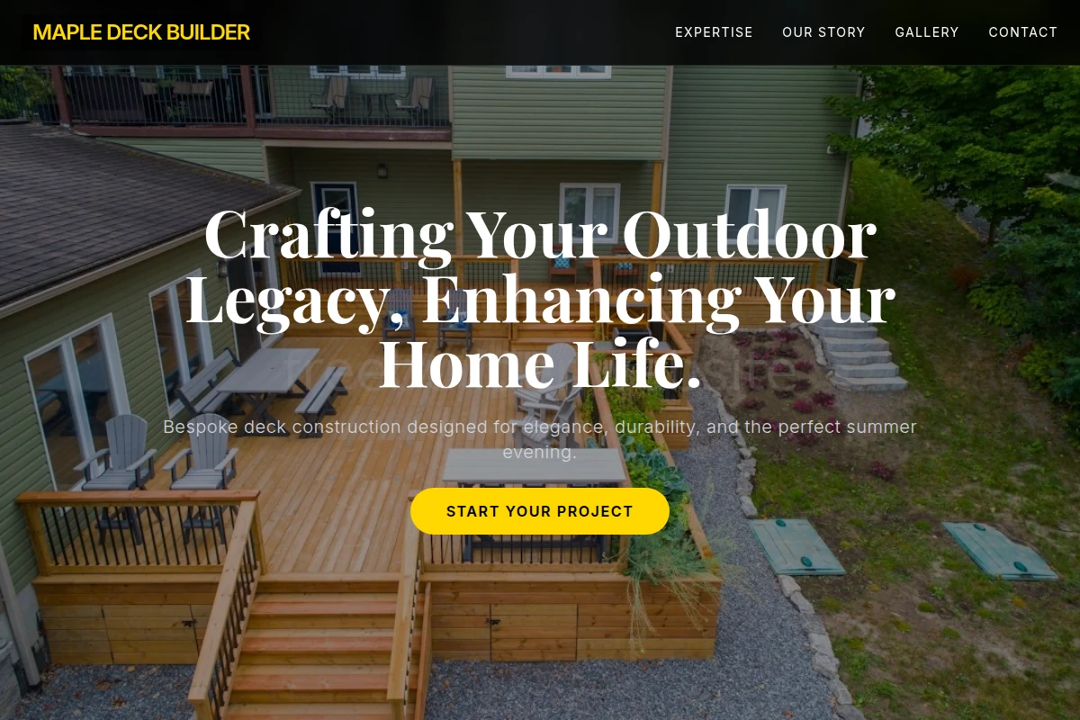 Maple Deck Builder
