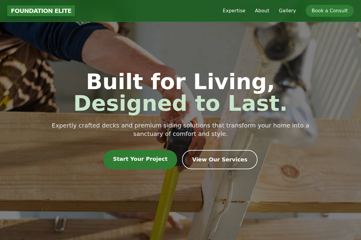 Siding Deck Builder