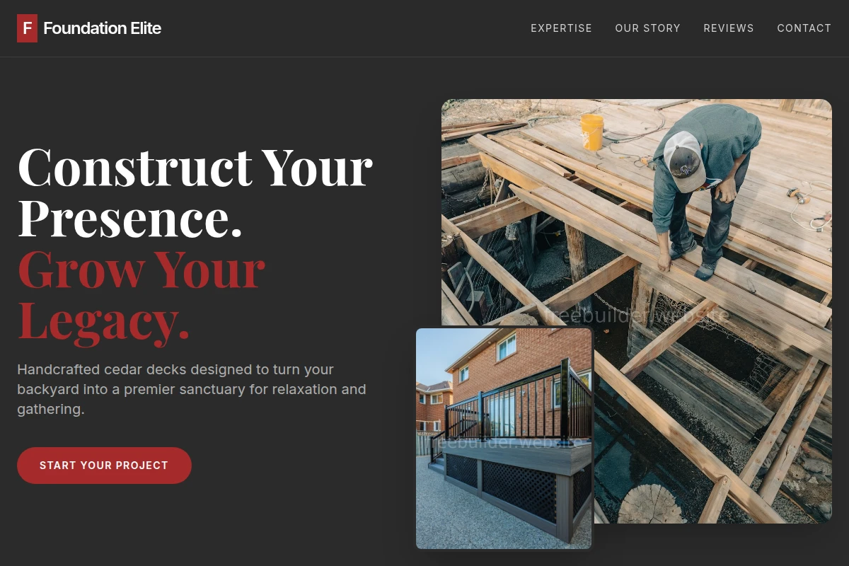 Cedar Deck Builder