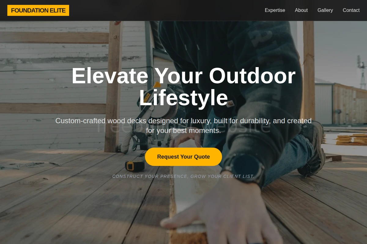 Wood Deck Builder