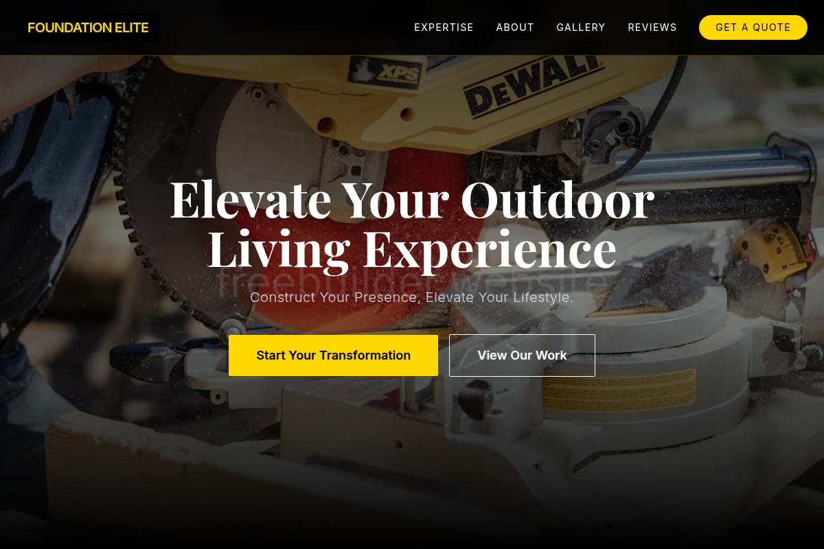 Wood Deck Builder