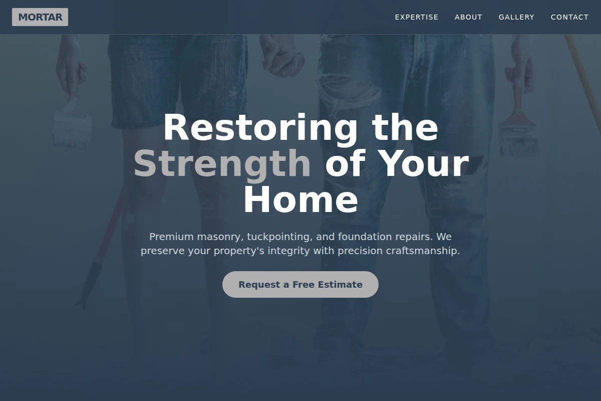 Mortar Home Repair
