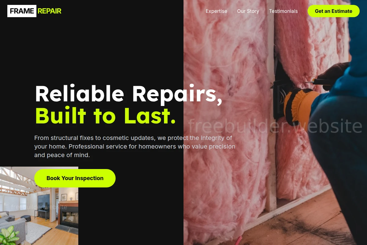 Frame Home Repair