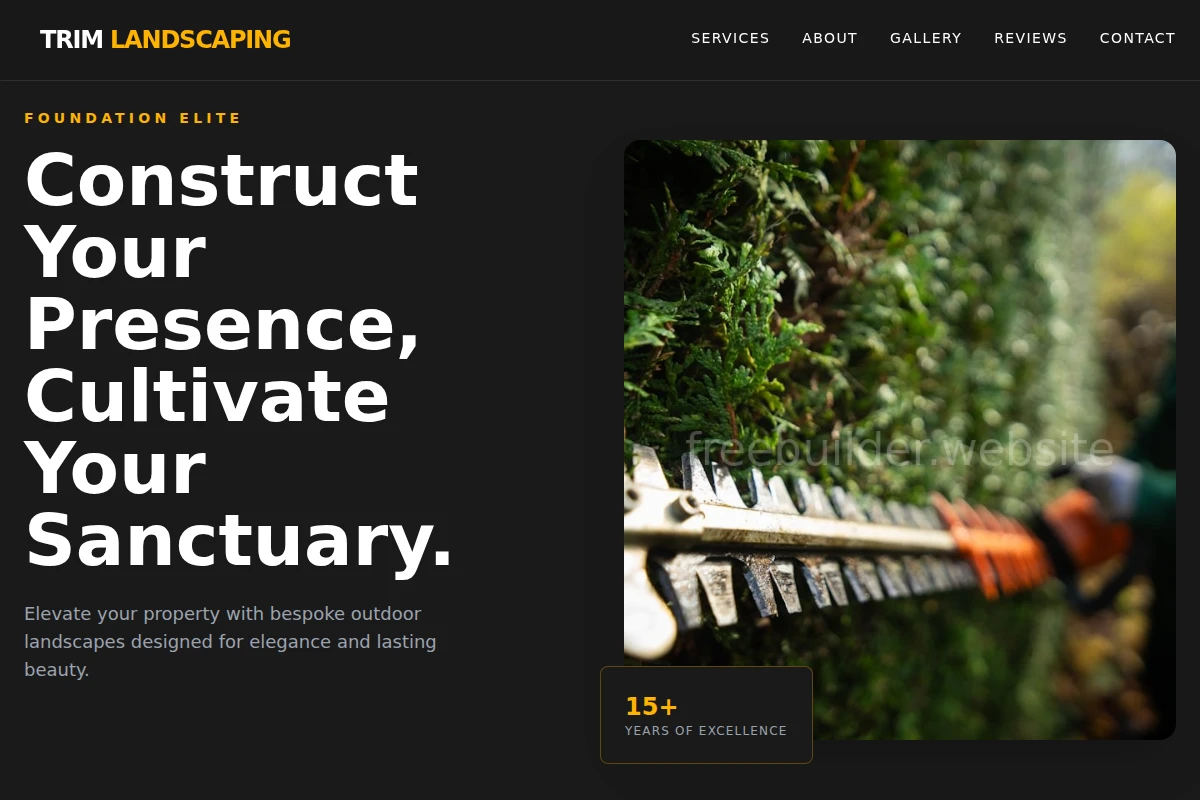 Trim Landscaping