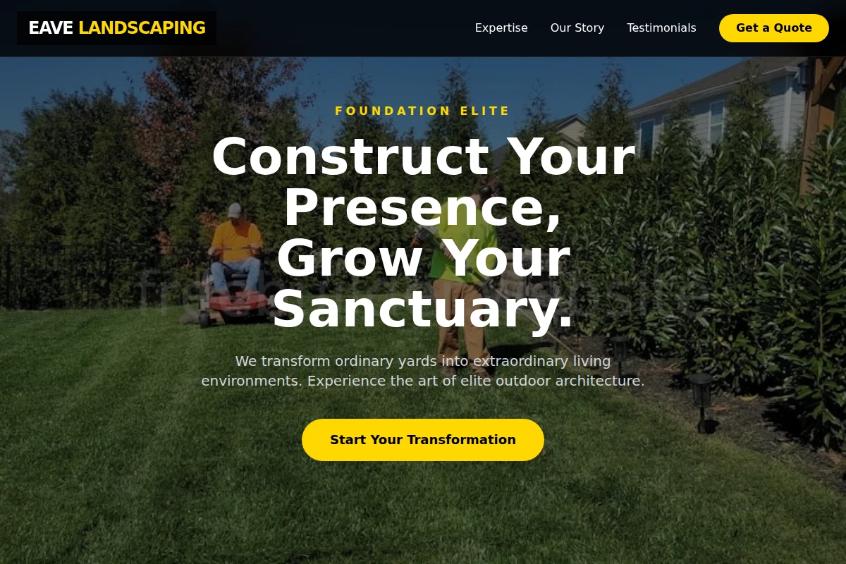 Eave Landscaping