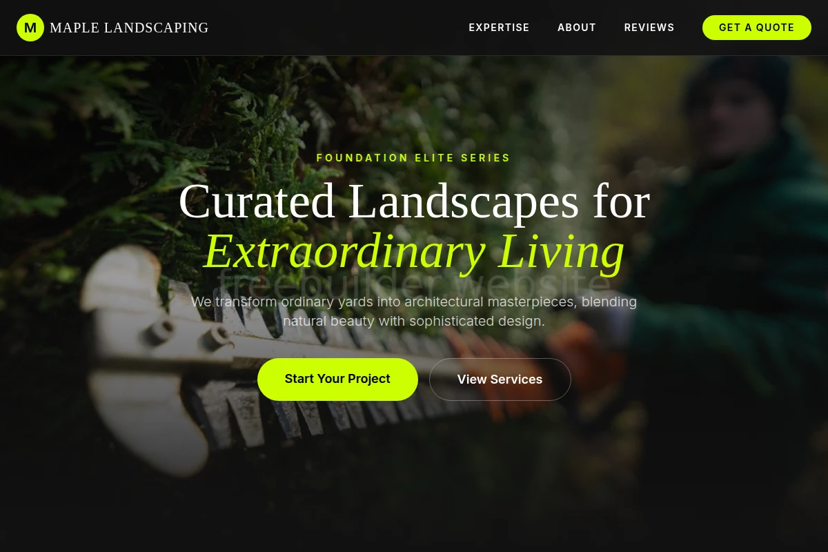 Maple Landscaping
