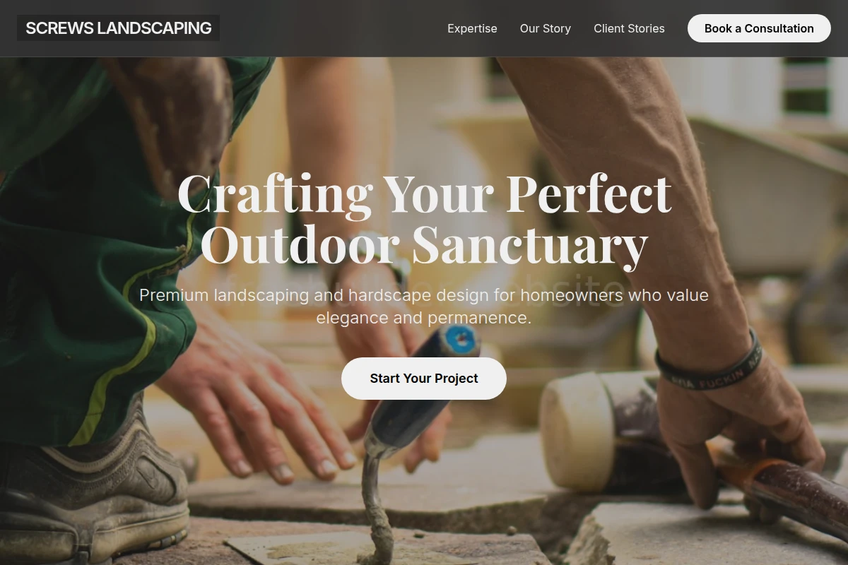 Screws Landscaping