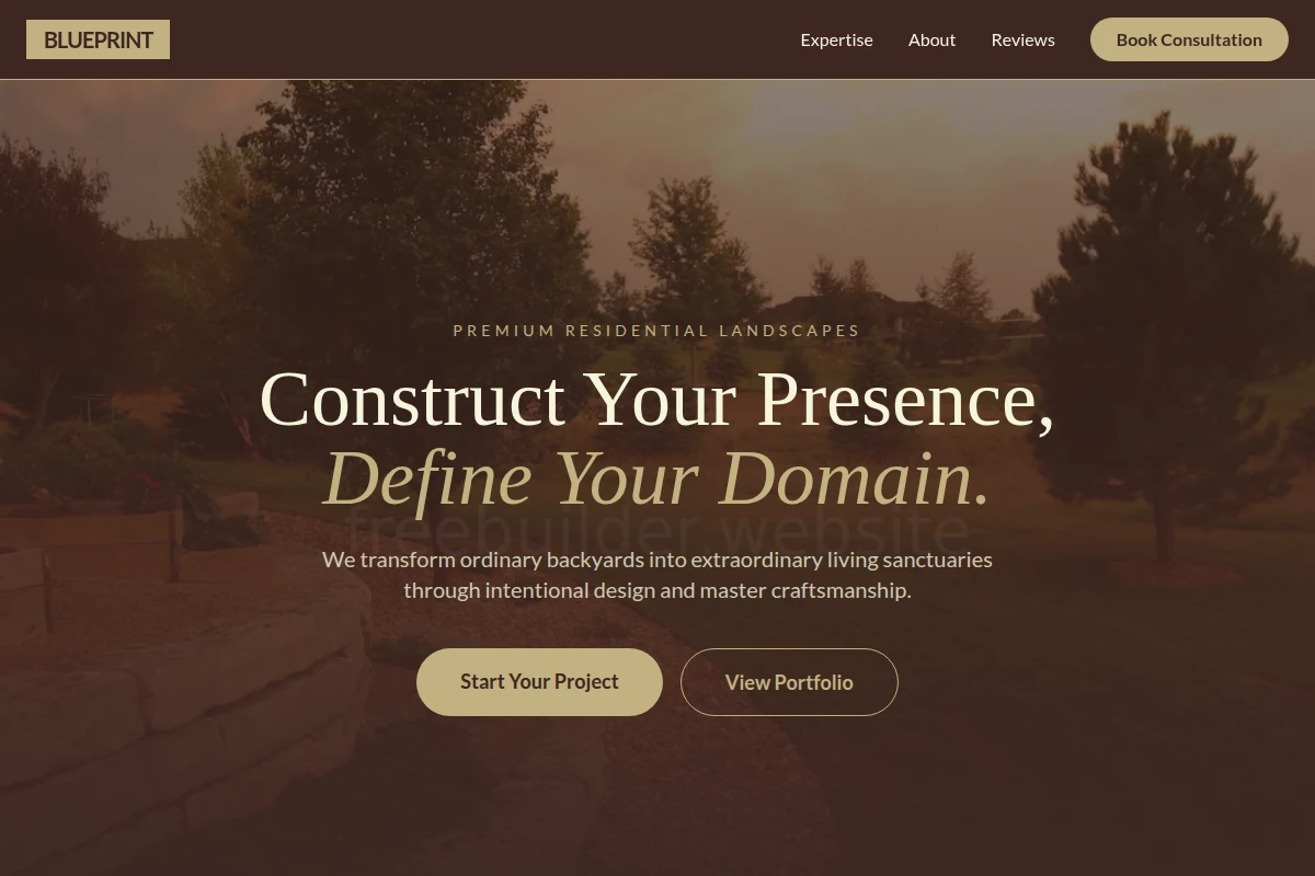 Blueprint Landscaping