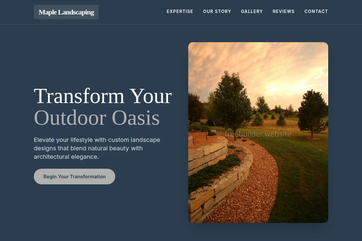 Maple Landscaping