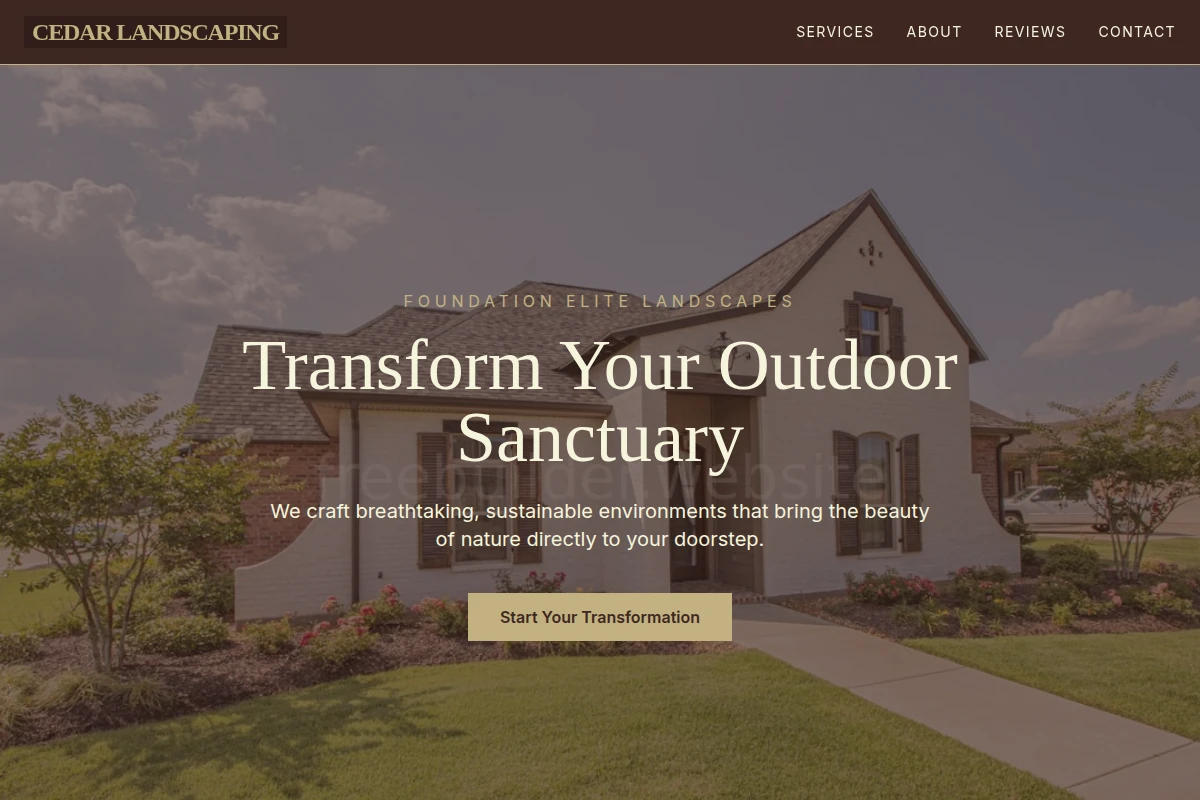 Cedar Landscaping