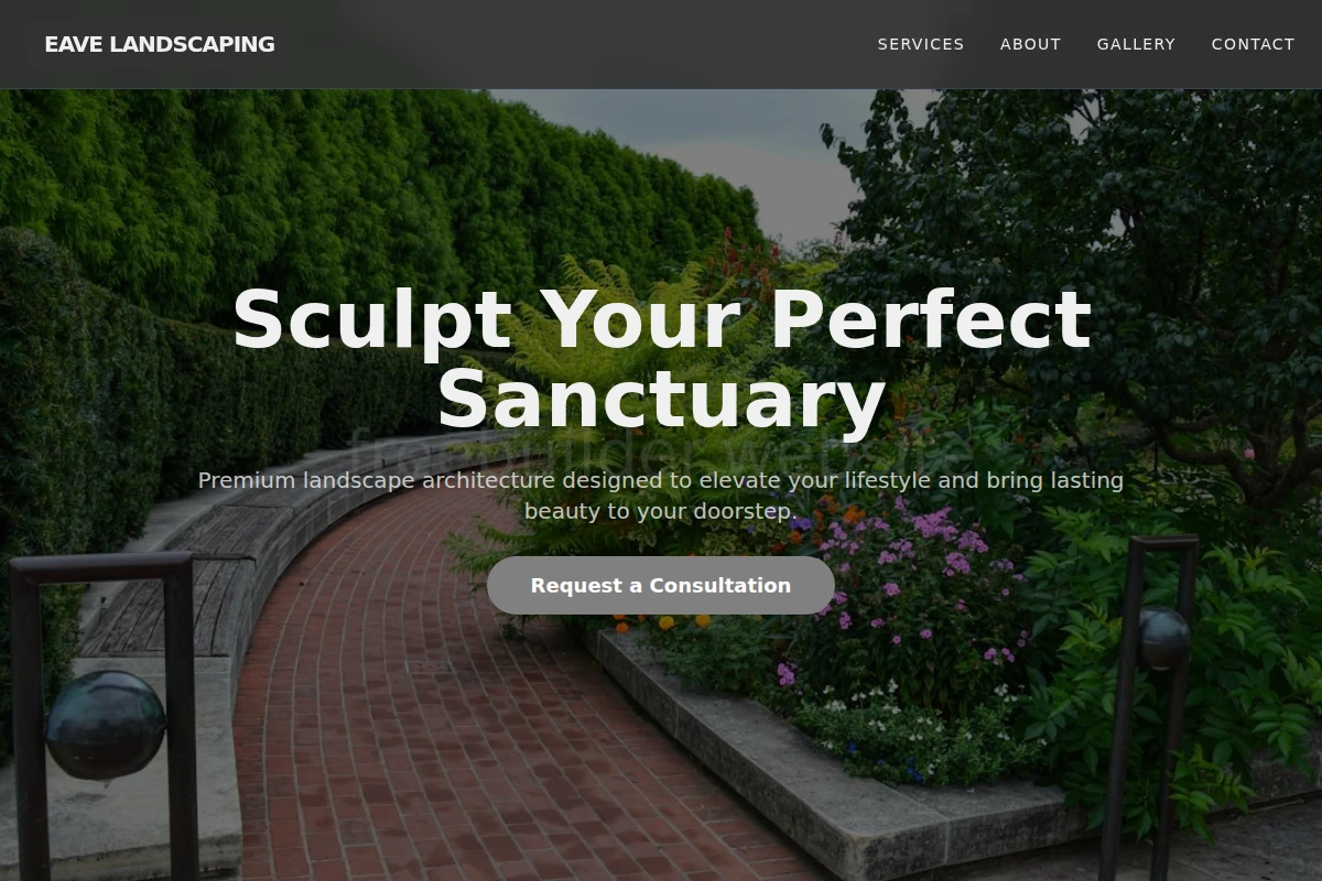 Eave Landscaping