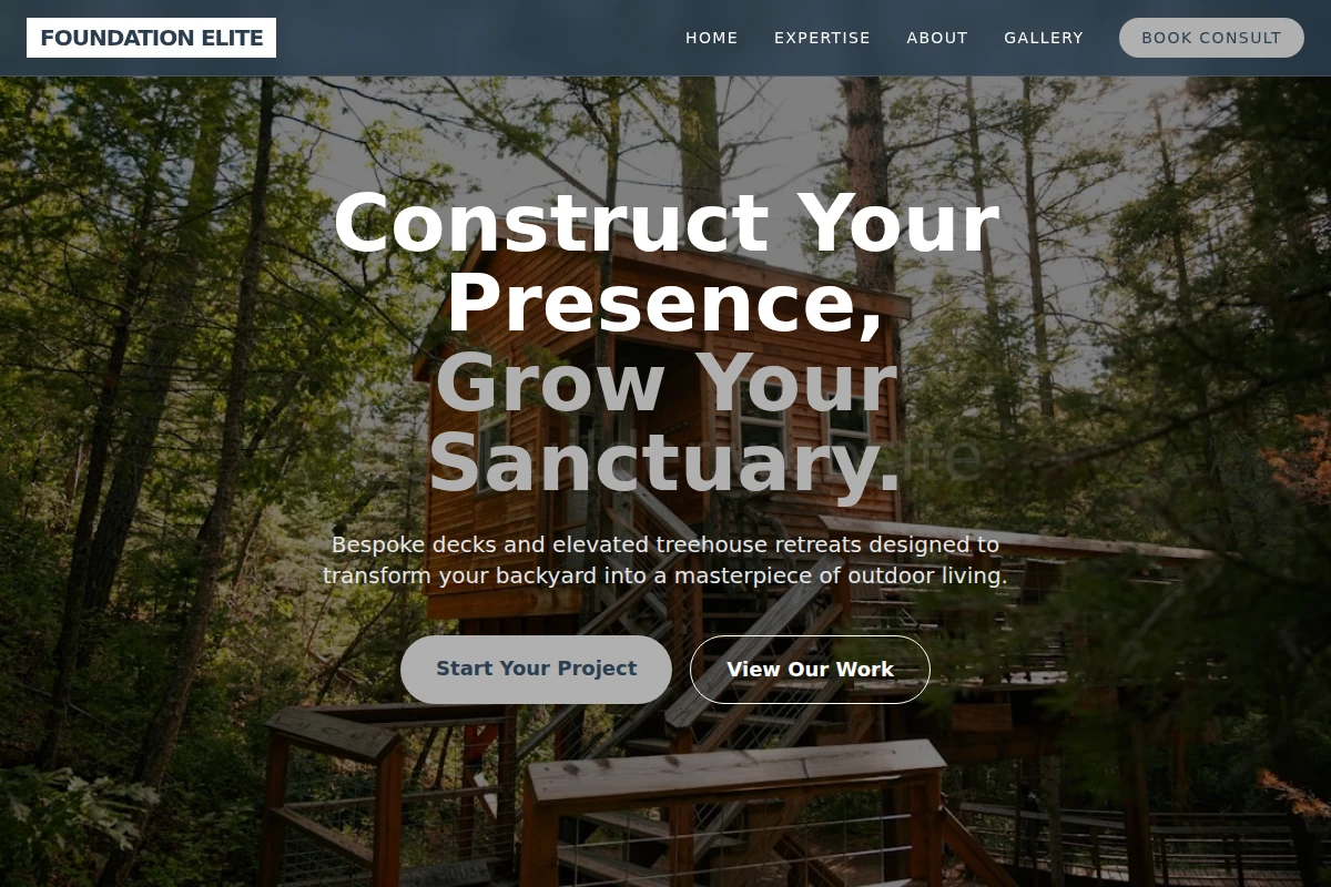 Deck Treehouse